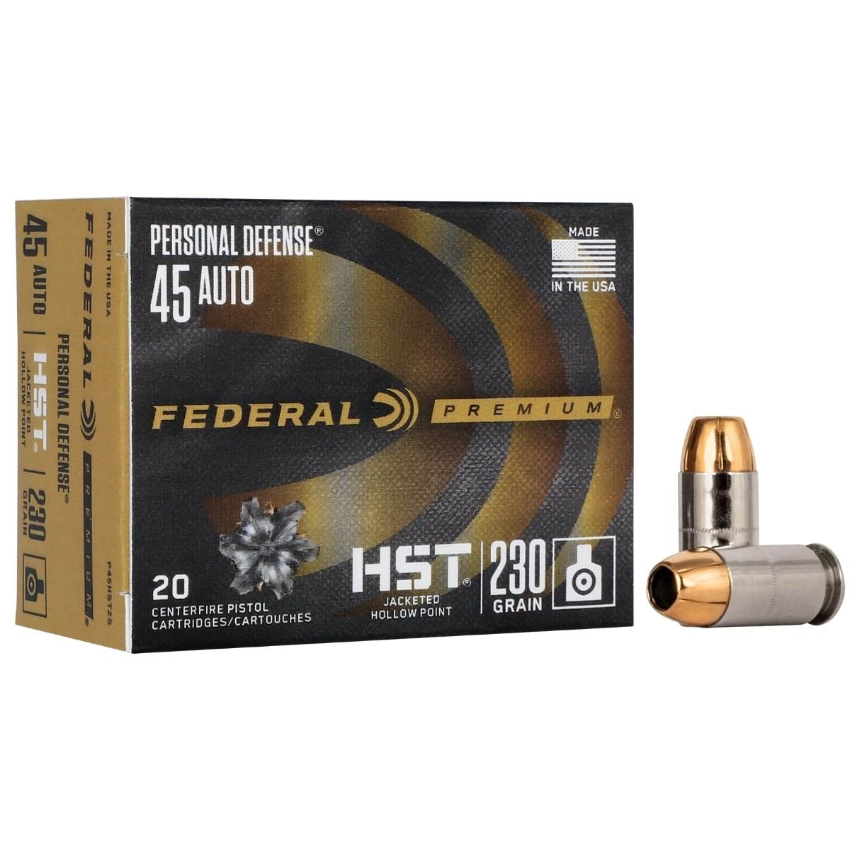 federal hydra shock jhp 45 acp 230gr