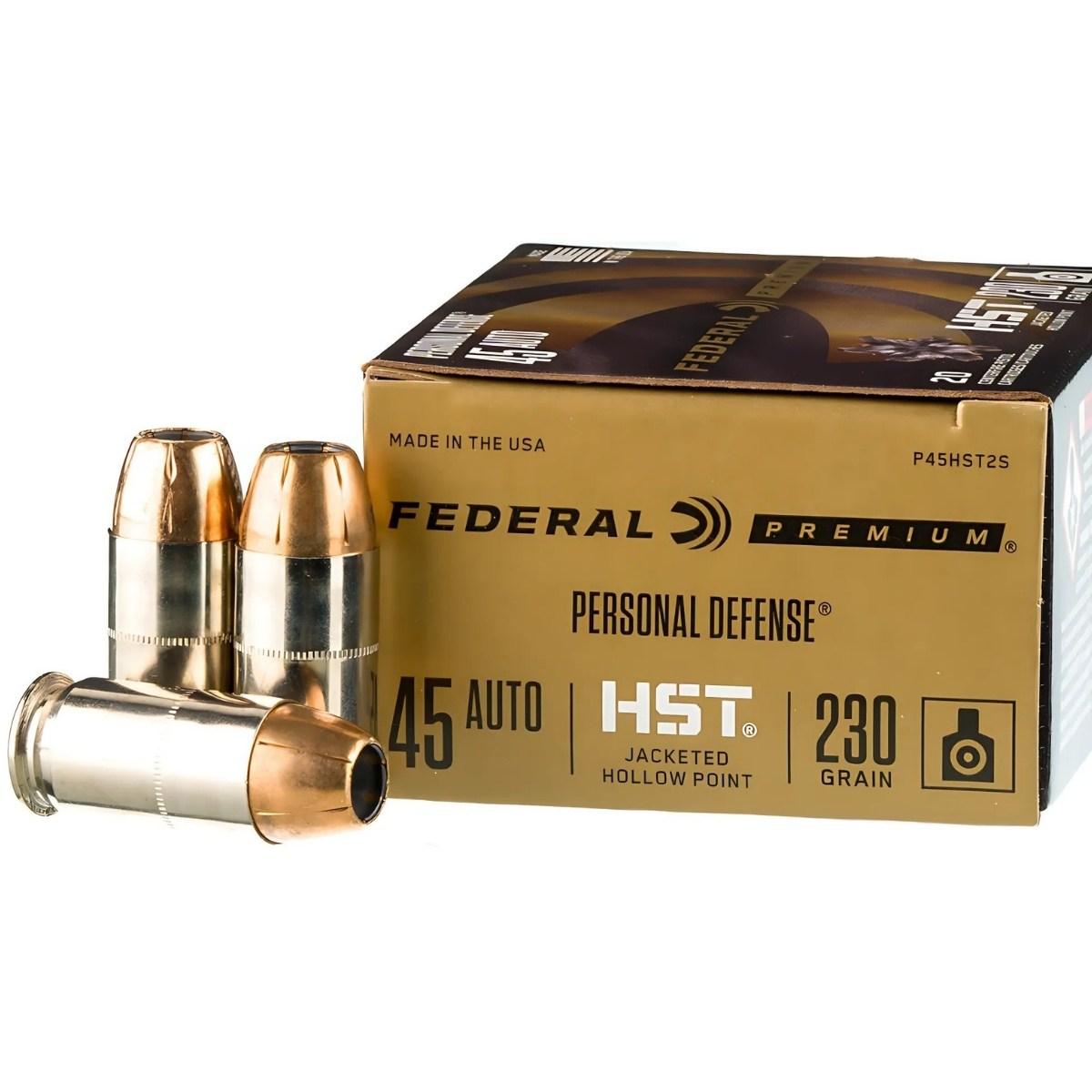 federal hydra shock jhp 45 acp 230gr