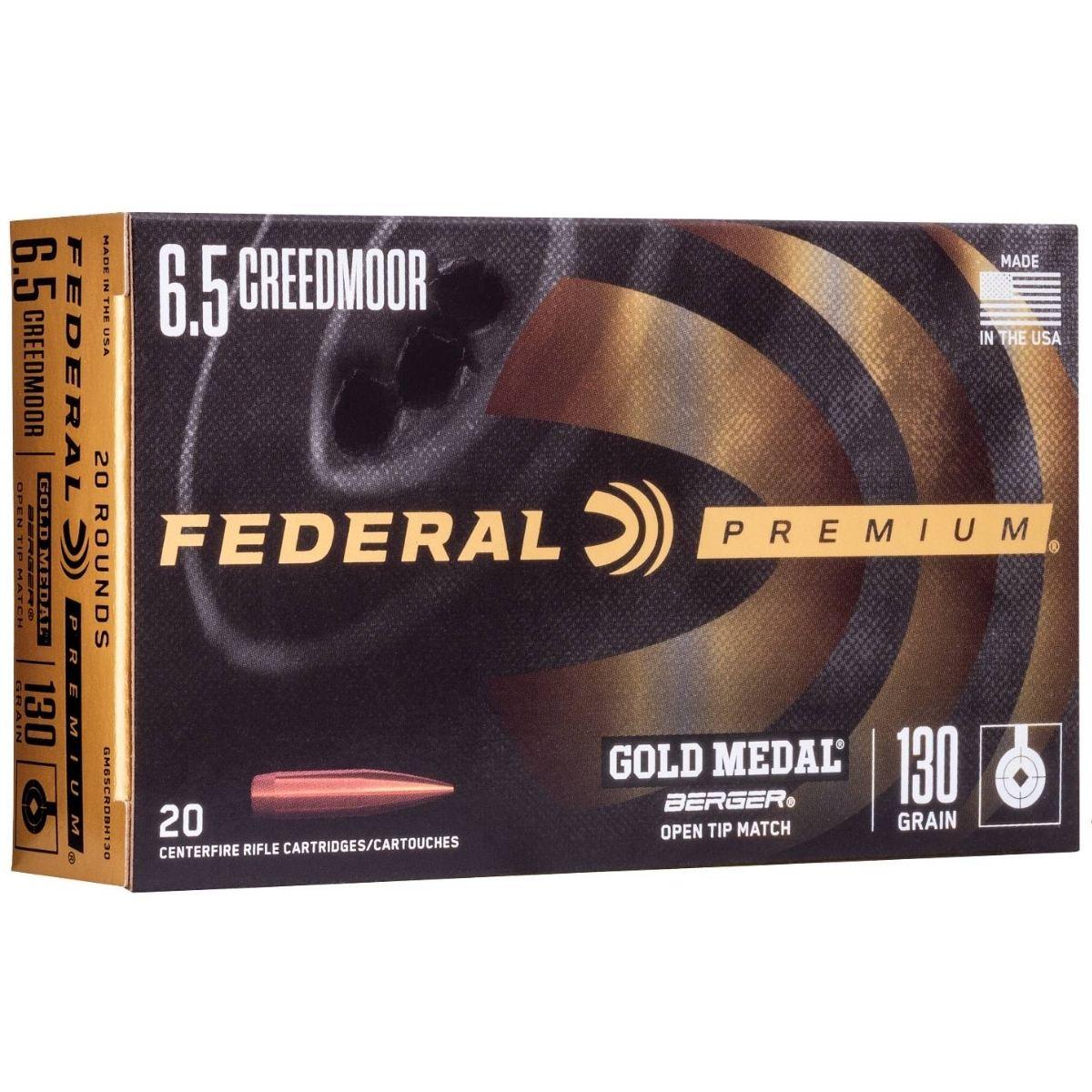 federal gold medal berger 6 5 creedmoor 130gr 8 4g
