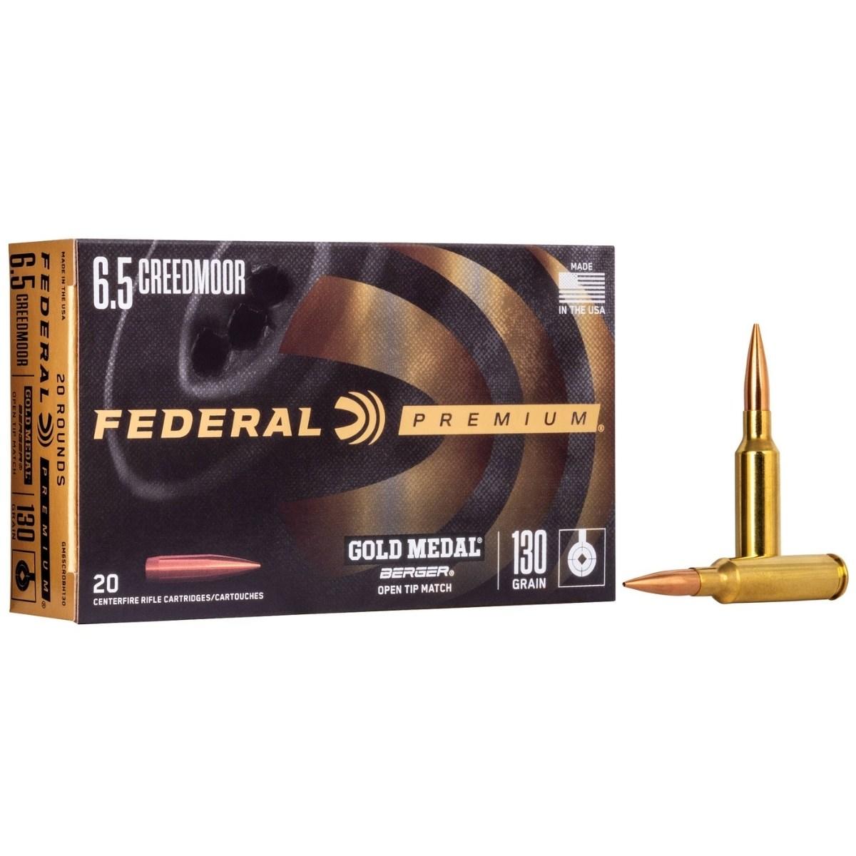 federal gold medal berger 6 5 creedmoor 130gr 8 4g
