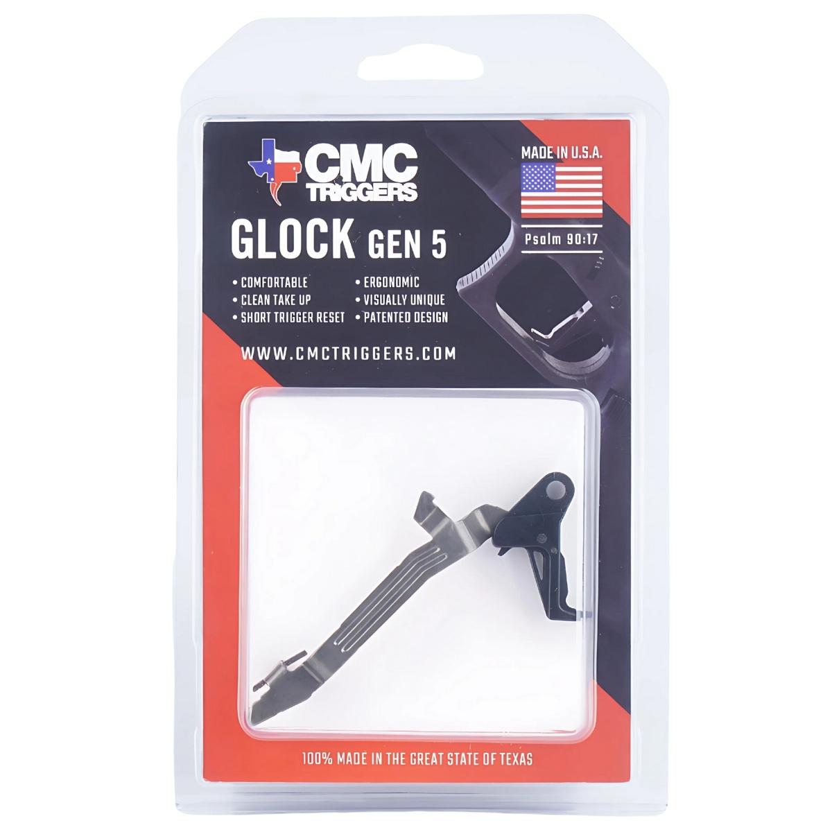 cmc triggers spust drop in do glock g17 g19 g19x g26 g34 g45 9 mm gen5 plaski jezyk czarny 71702