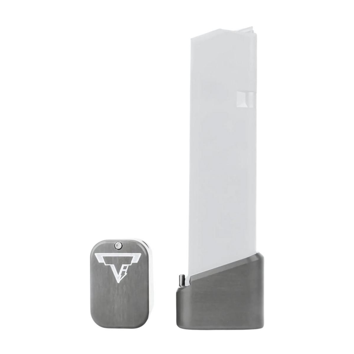 taran tactical innovation aluminiowa stopka do magazynkow glock 17 22 5 6 titanium gray