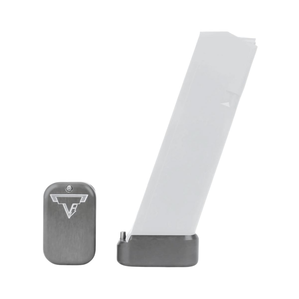 taran tactical innovation aluminiowa stopka do magazynkow glock 19 23 2 3 titanium gray