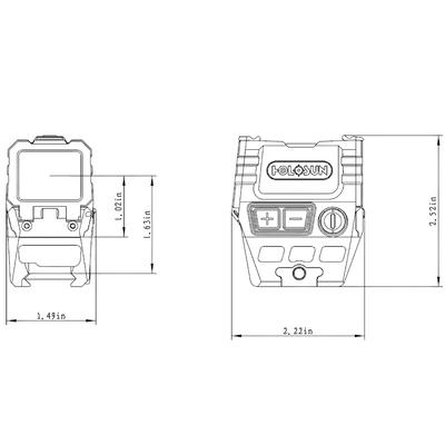 holosun kolimator zamkniety aems pro red dot picatinny aems pro x2 rd