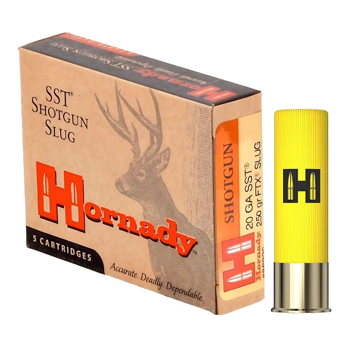 hornady sst ftx slug 20 70 250gr 86232