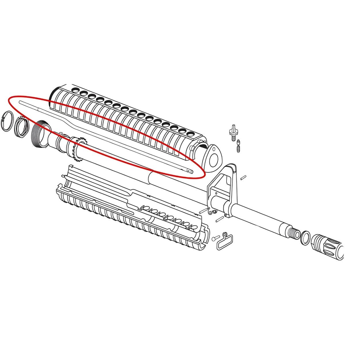 eemann tech rurka gazowa do ar 15 short et 180043