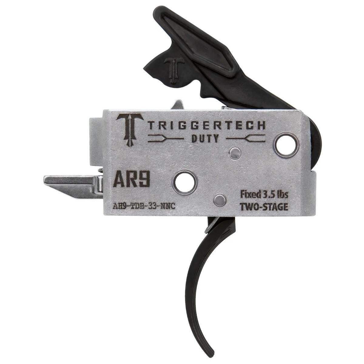 triggertech mechanizm spustowy duty do ar9 3 5lbs two stage pvd black curved ah9 tdb 33 nnc