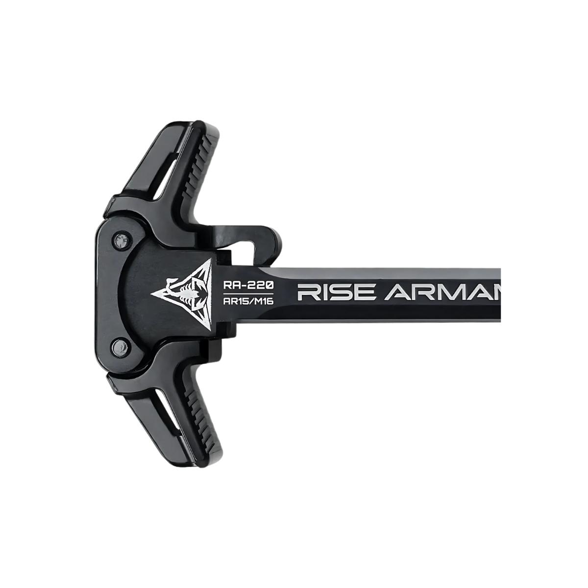 rise armament obustronna dzwignia przeladowania ar 15 czarna ra220 blk