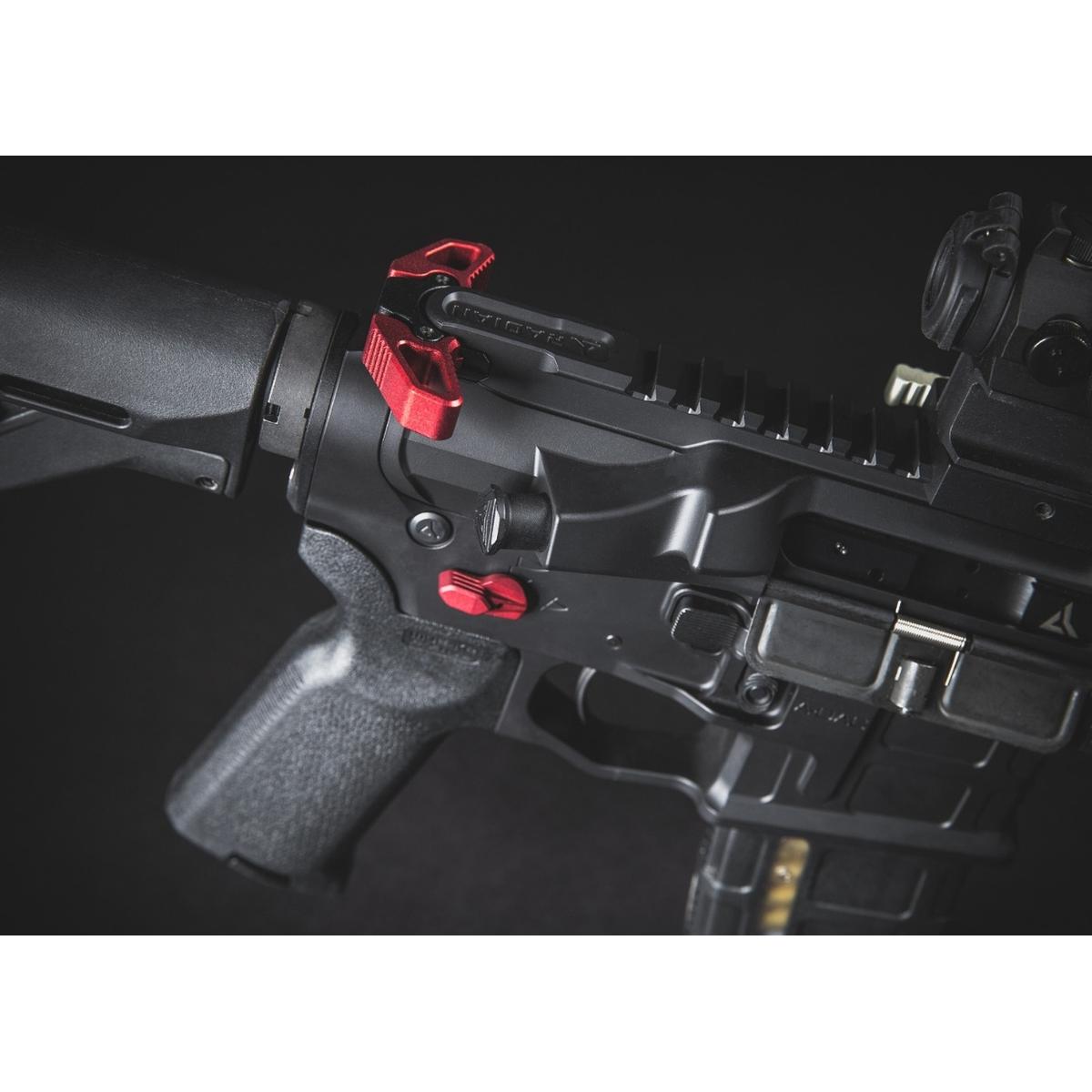 radian weapons obustronna dzwignia przeladowania ar 15 radian raptor competition czerwona r0232