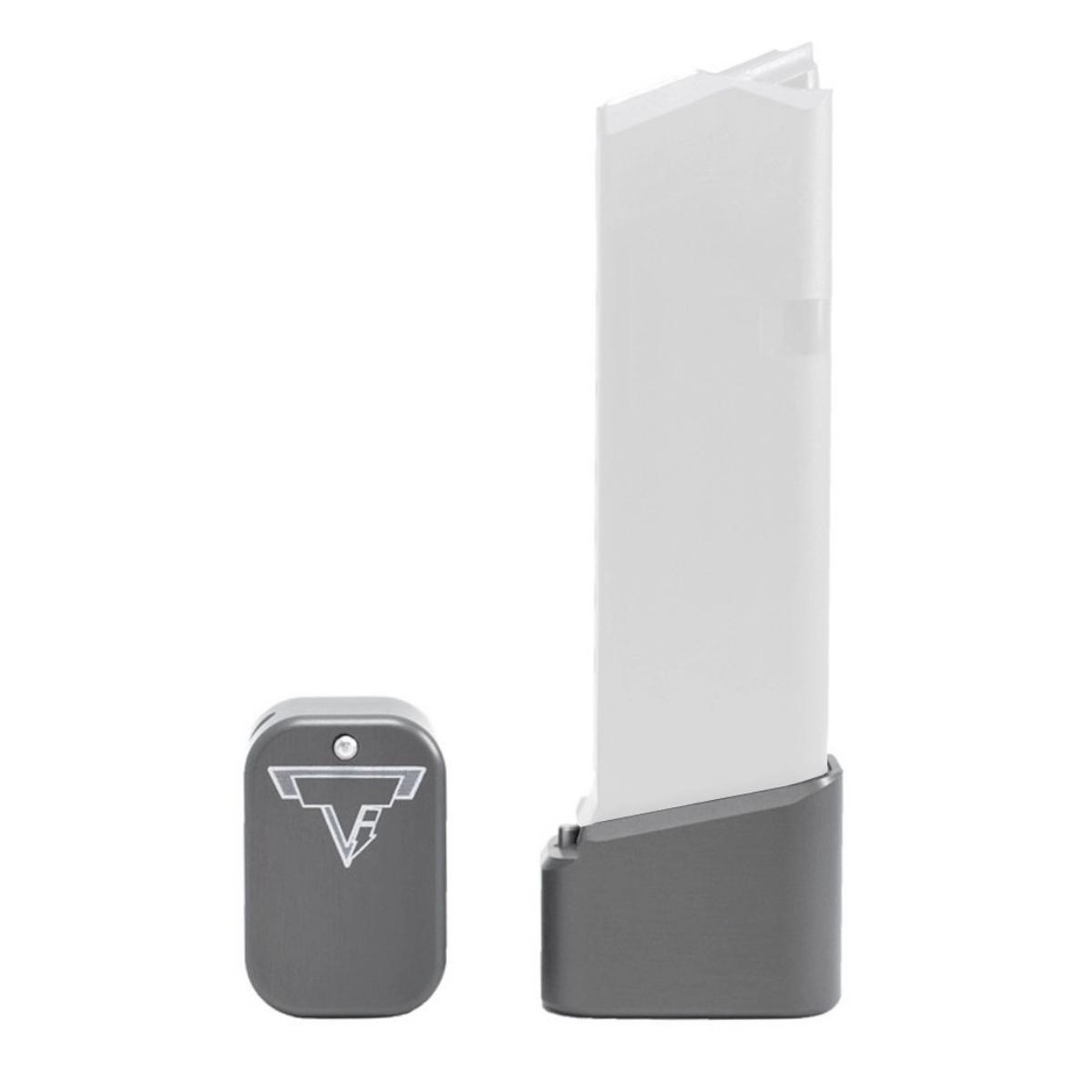 taran tactical innovation aluminiowa stopka do magazynkow glock 19 23 4 5 titanium gray