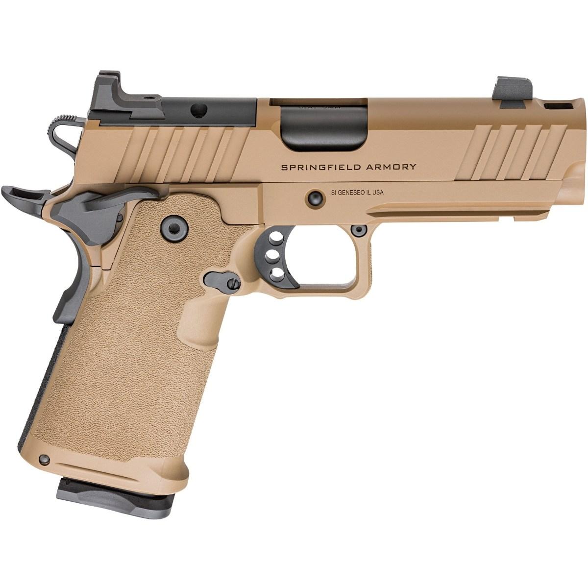 springfield ds prodigy comp cut coyote brown 4 25
