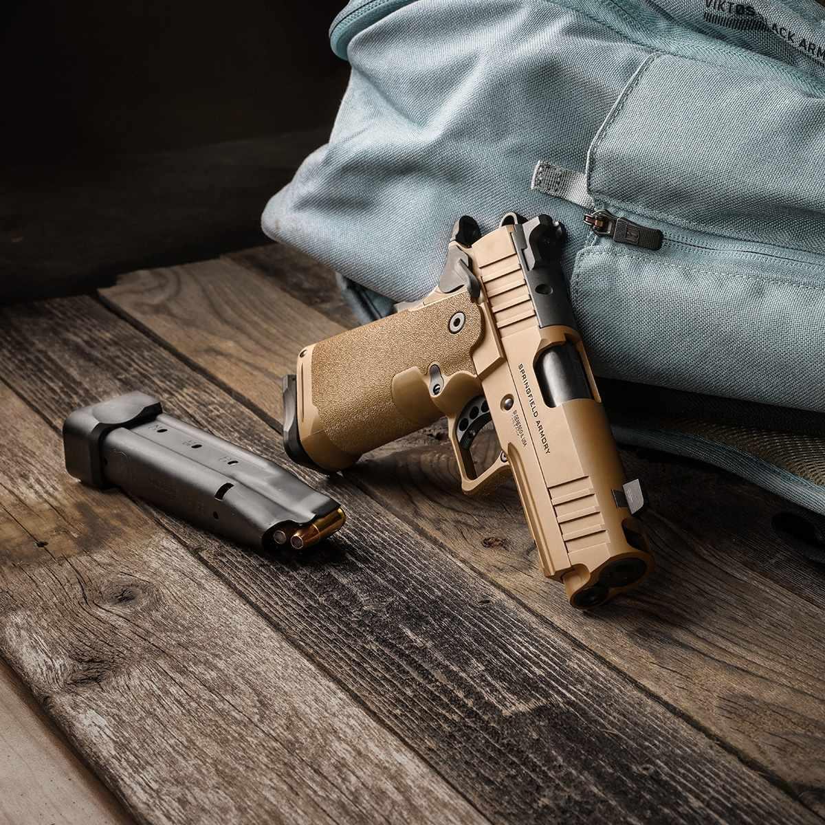 springfield ds prodigy comp cut coyote brown 4 25