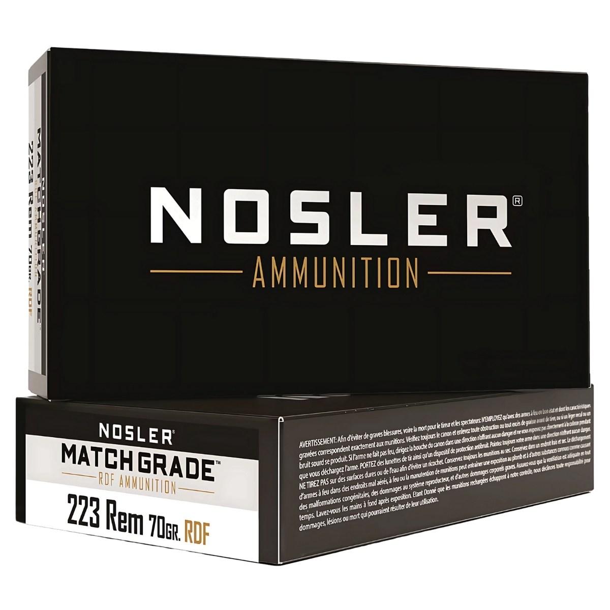 223 rem nosler hpbt rdf 70gr 60130