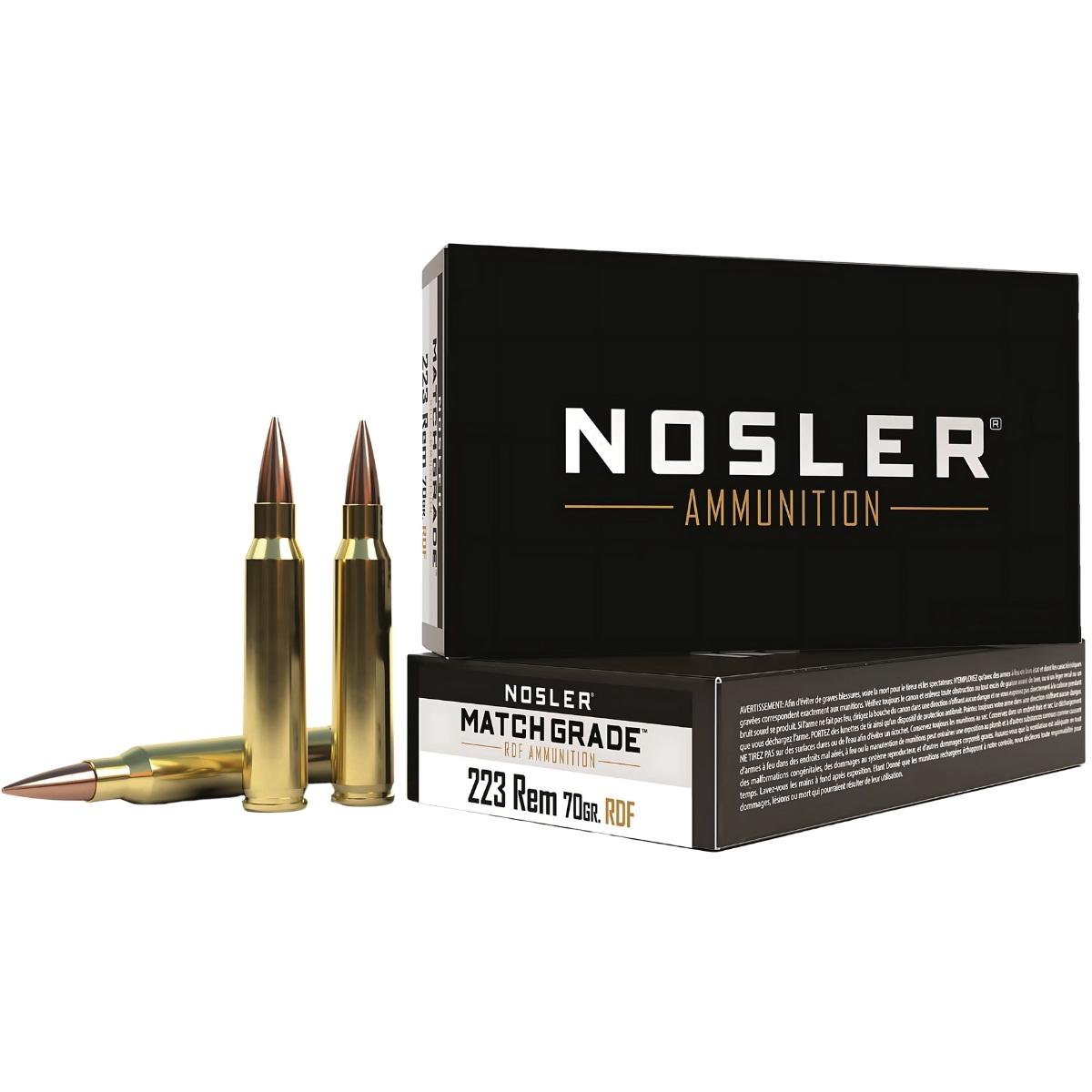 223 rem nosler hpbt rdf 70gr 60130