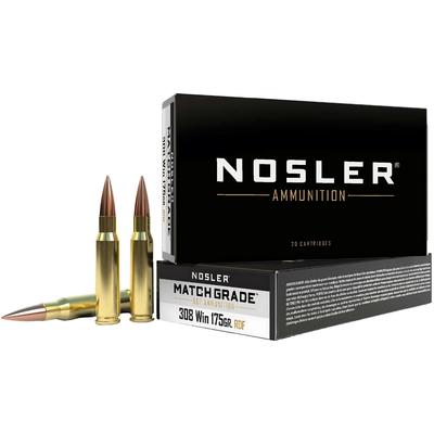 amunicja 308 win nosler hpbt rdf match grade 175gr 60132 adr 1 4s un0012 op 20szt