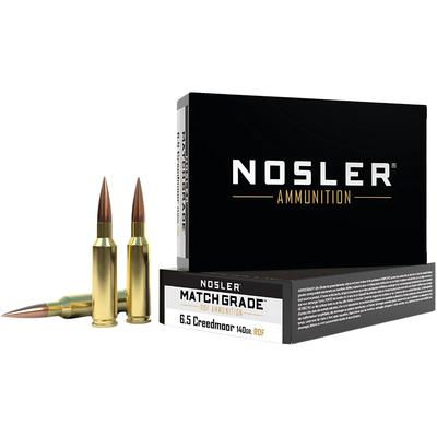 amunicja 6 5 creedmoor nosler hpbt rdf match grade 140gr 9 1g 60115 adr 1 4s un0012 op 20szt