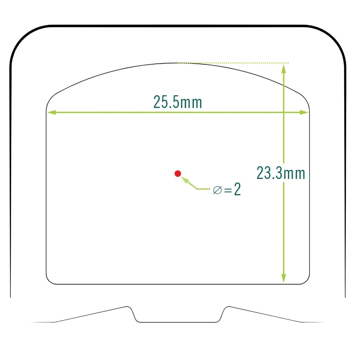 vortex kolimator defender xl 2 moa dfxl mrd2
