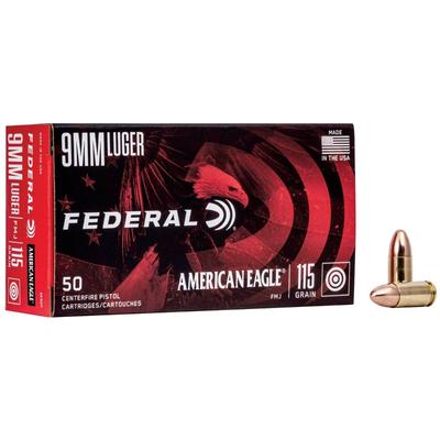 federal american eagle 9x19 115gr fmj