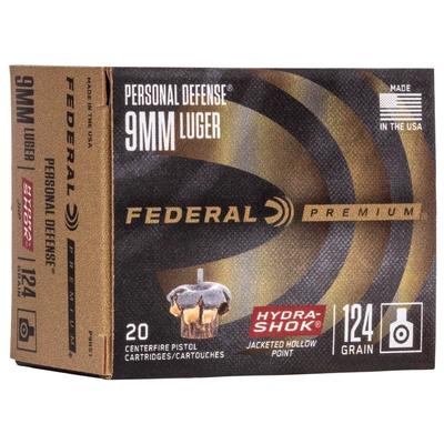 9x19 Federal Hydra-Shok JHP...