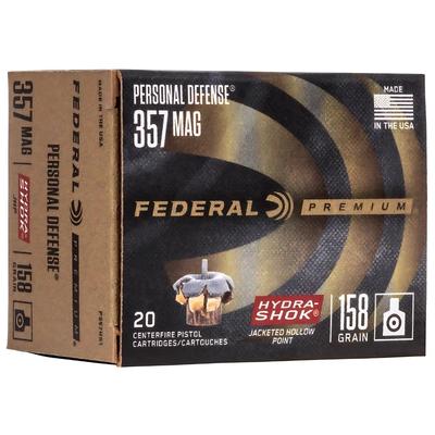 Federal JHP Hydra Shok .357...