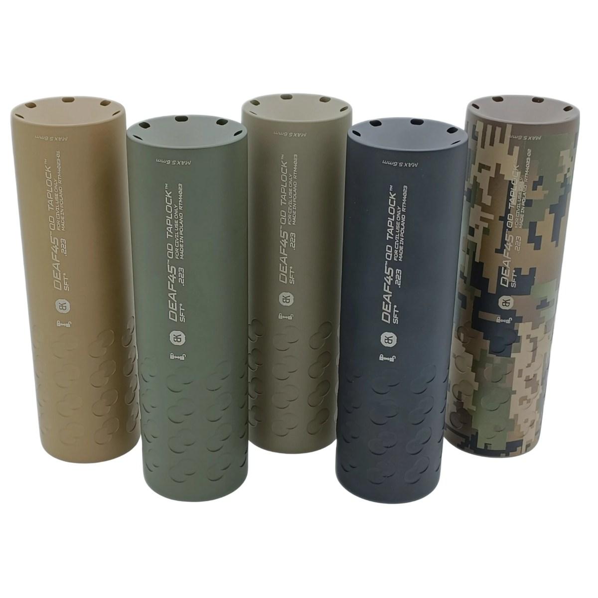 bk precise moderator deaf45 taplock brass 223rem