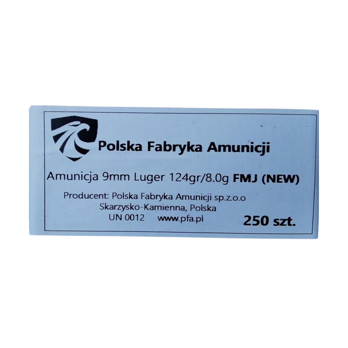 pfa nowa 9x19 8g fmj