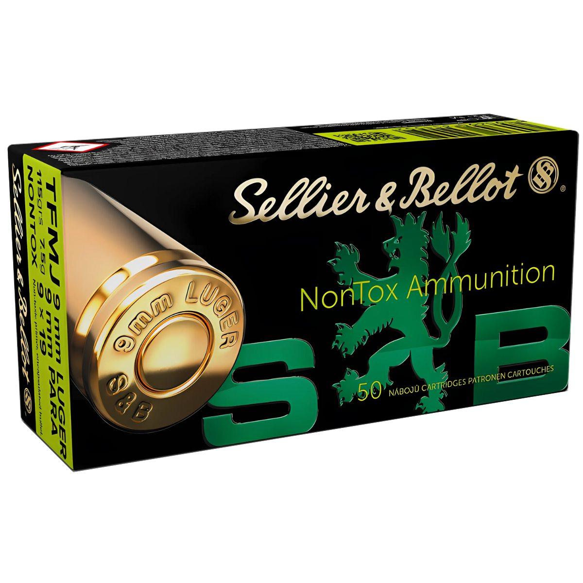 9x19 sellier bellot tfmj nontox 115gr 7 5g v311552