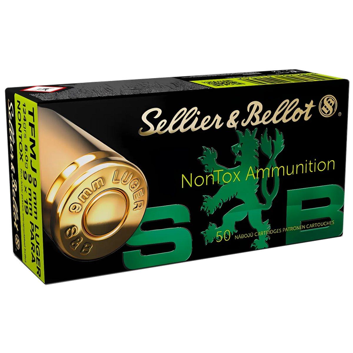 9x19 sellier bellot tfmj nontox 124gr 8g v311562