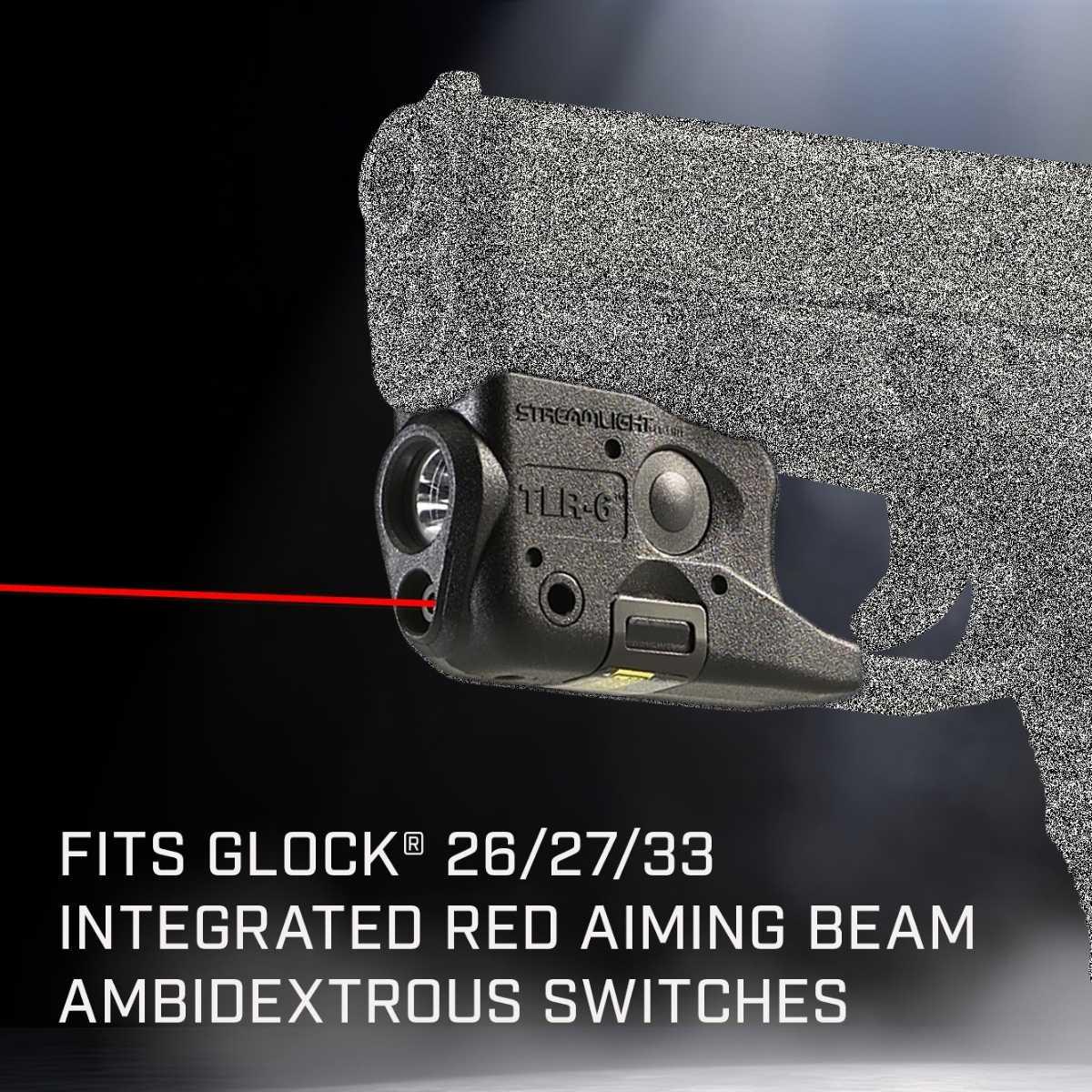 streamlight latarka pistoletowa tlr 6 glock 26 27 33 100 lumenow
