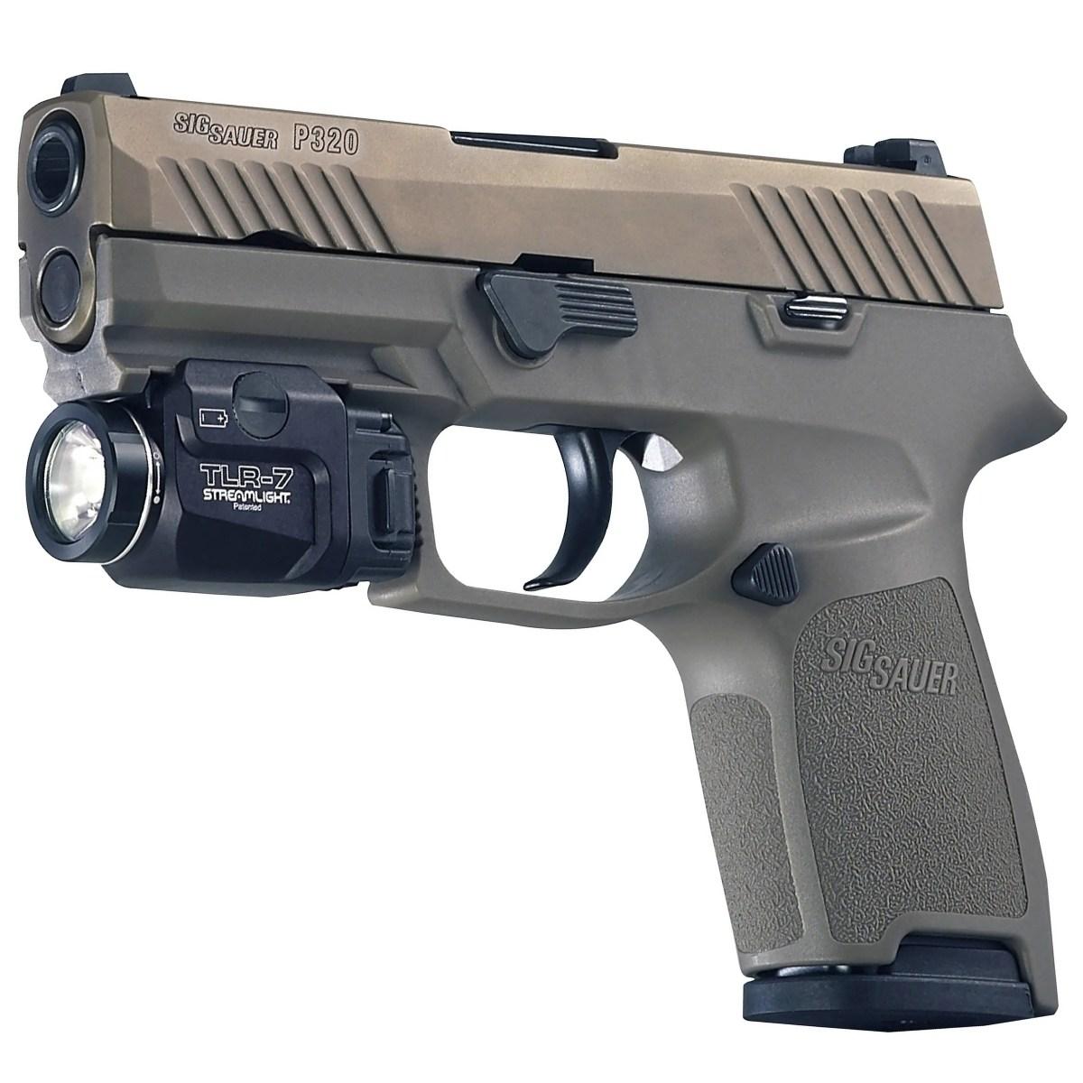 streamlight latarka pistoletowa tlr 7 z kluczem do ustawienie szyny 500 lumenow