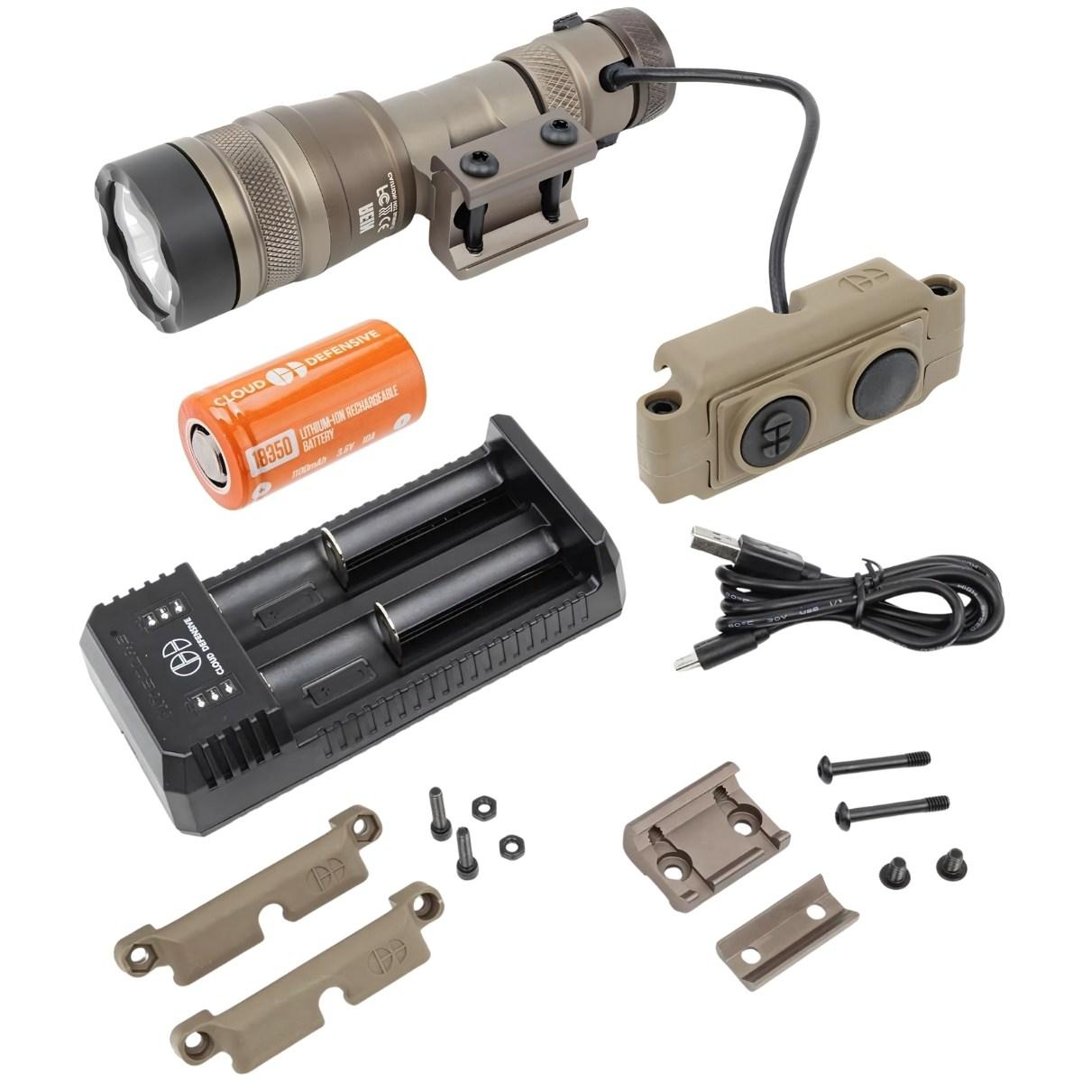 cloud defensive latarka taktyczna na bron dluga micro rein 3 0 fde micro dfs fde