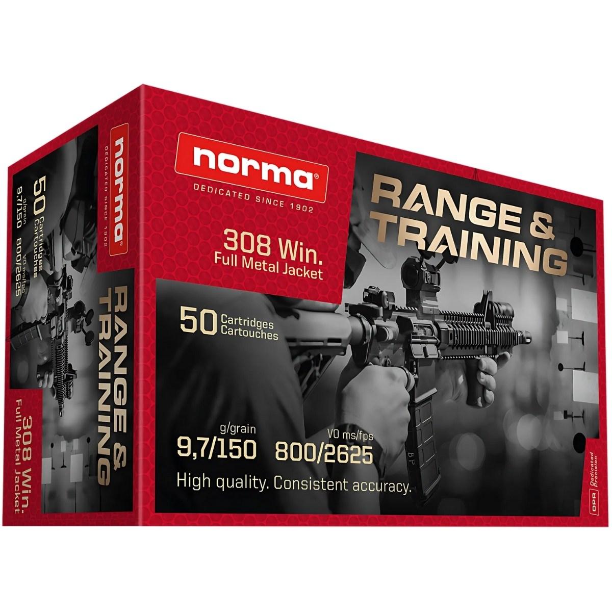 308 win norma fmj range training 150gr 9 7g 20177620