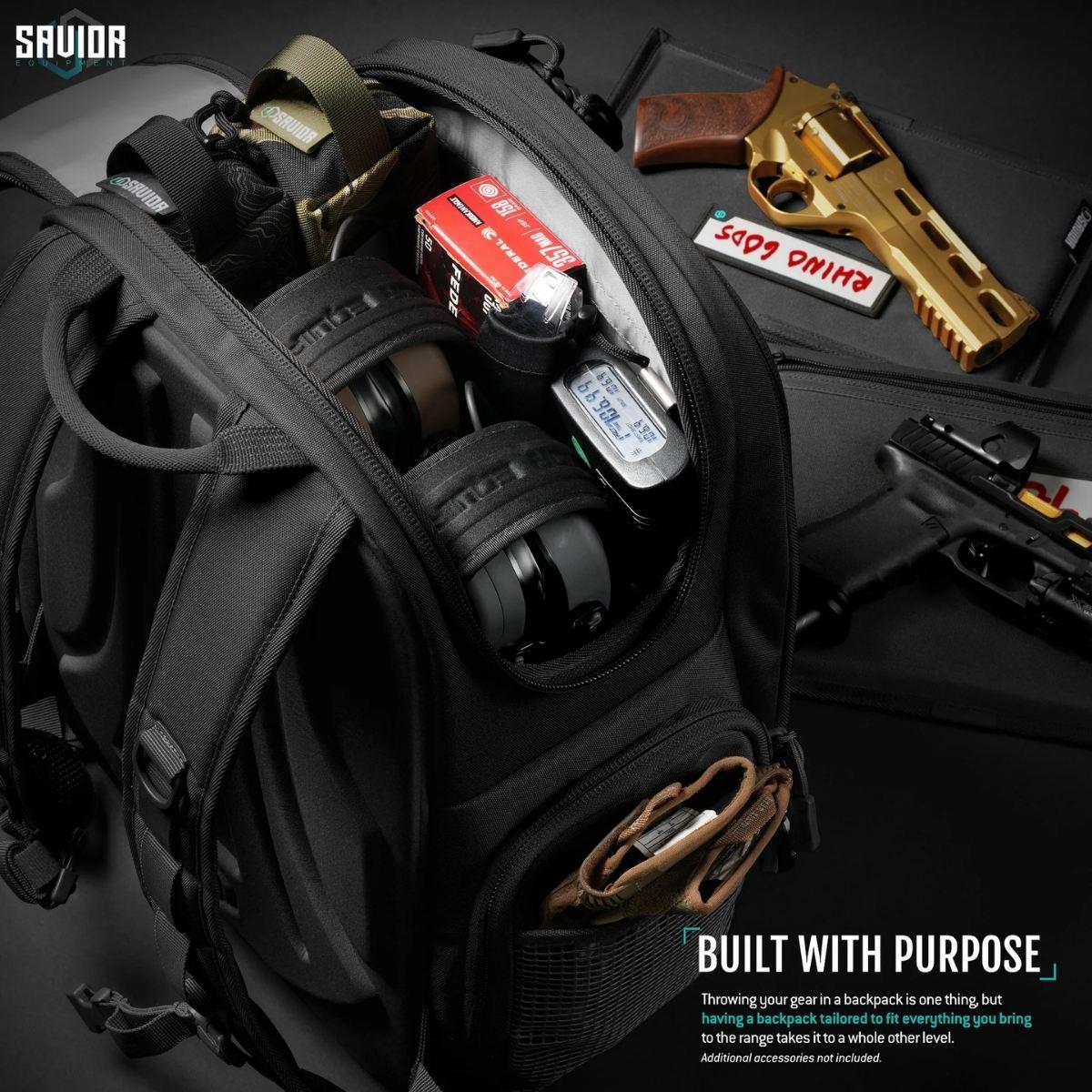 savior plecak compact s e m a pistol czarny bp cpsema ws bk