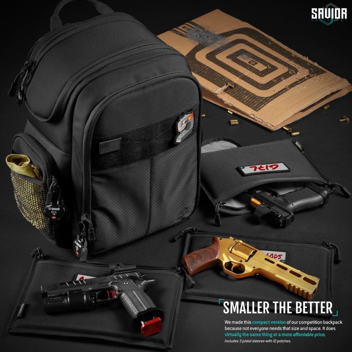 savior plecak compact s e m a pistol czarny bp cpsema ws bk