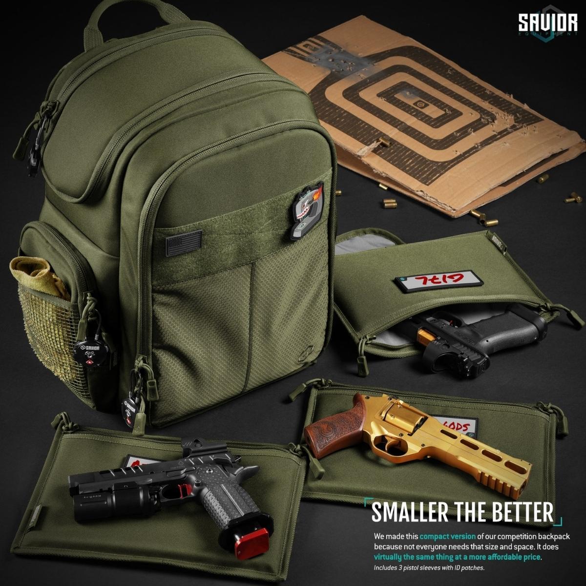 savior plecak compact s e m a pistol zielony bp cpsema ws og