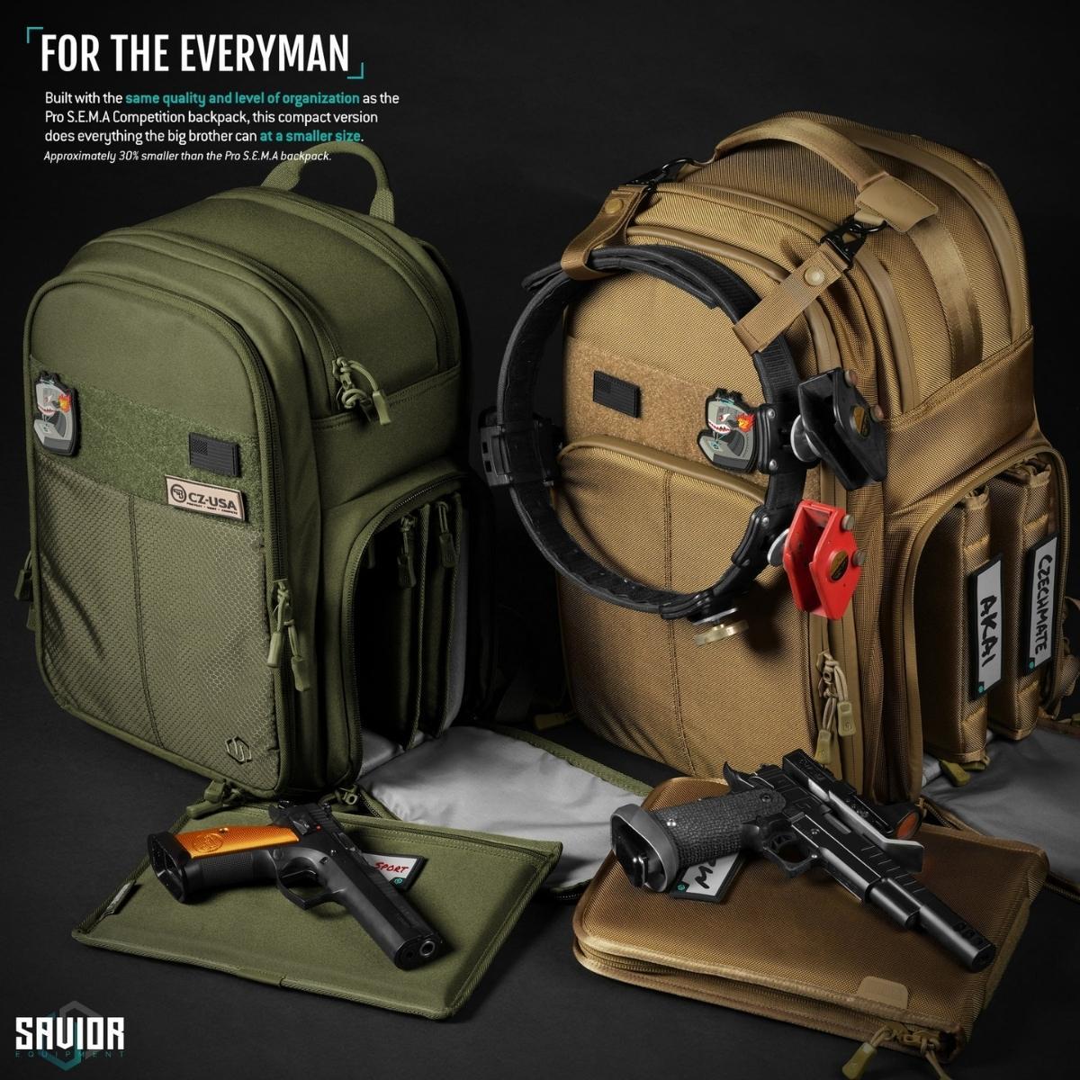 savior plecak compact s e m a pistol zielony bp cpsema ws og