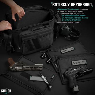 savior pistol range bag specialist czarny ra 3gun ws bk