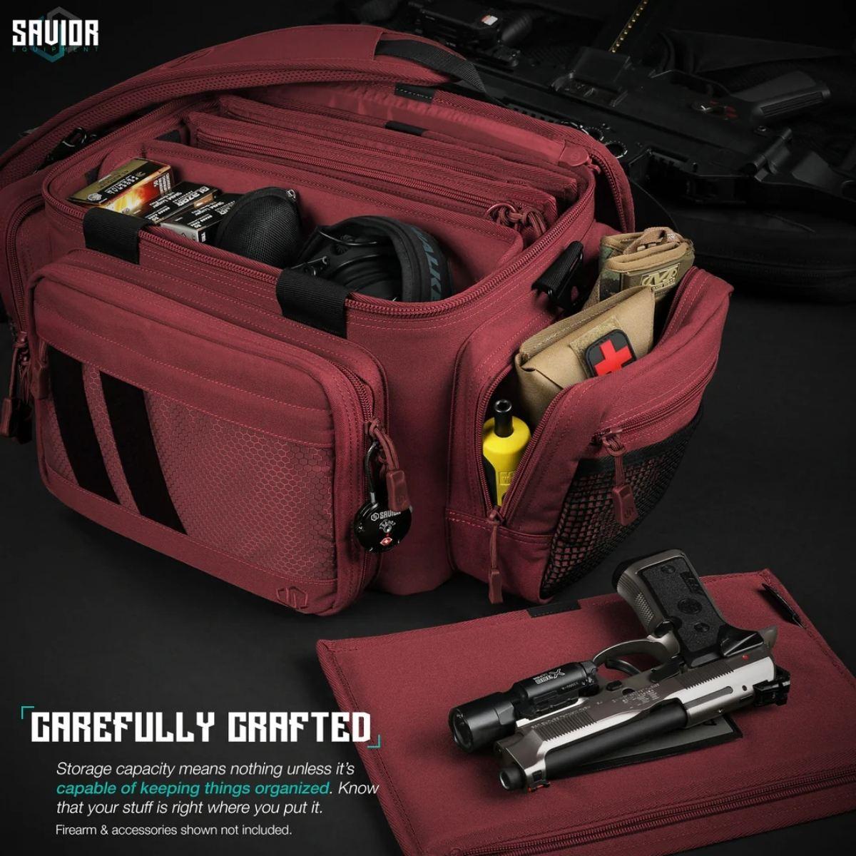 savior pistol range bag specialist czerwony ra 3gun ws rd