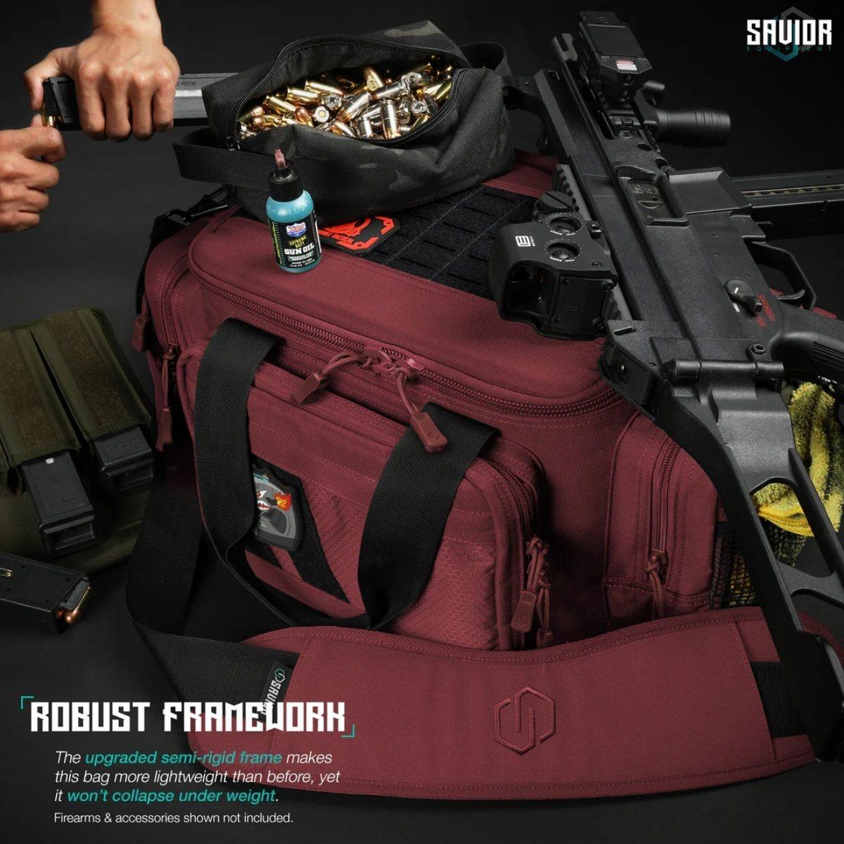 savior pistol range bag specialist czerwony ra 3gun ws rd