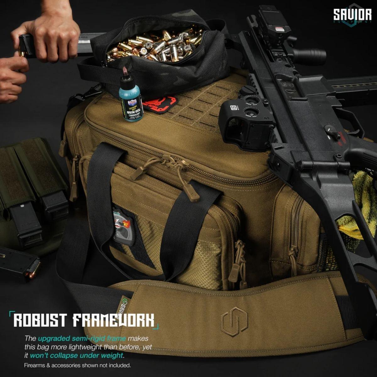 savior pistol range bag specialist tan ra 3gun ws tn