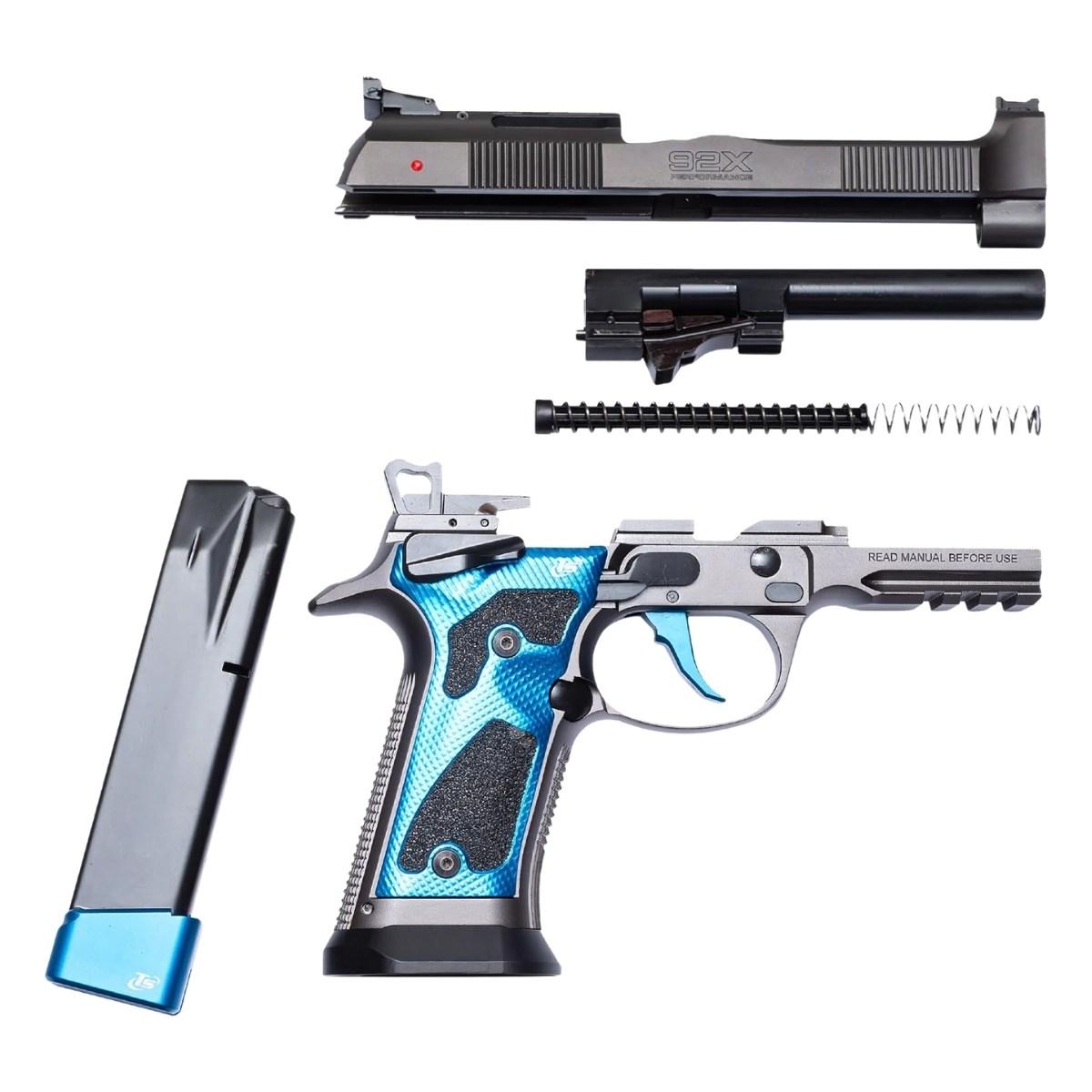 beretta 92x target performance optic dark blue