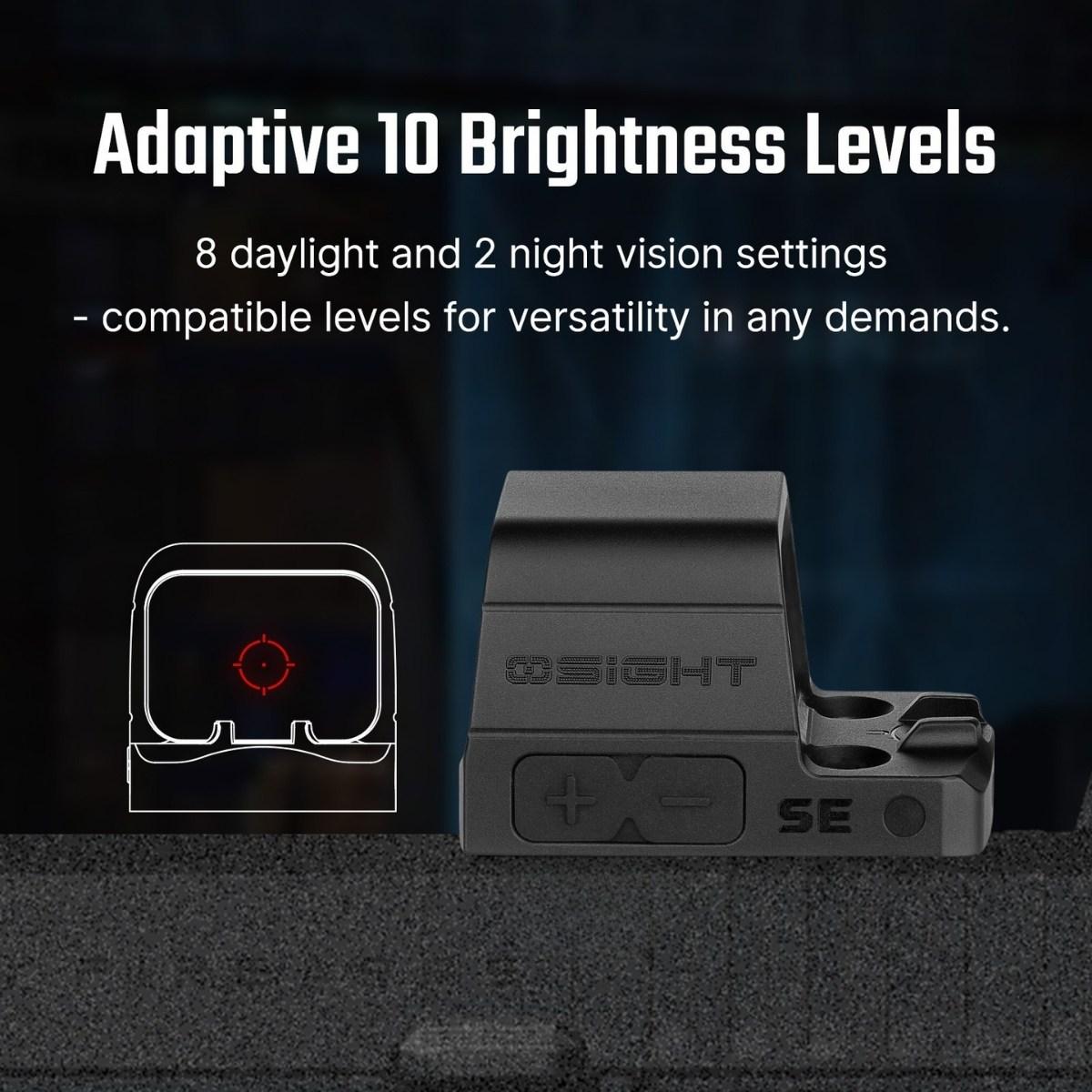 olight kolimator osight se 2 moa dot i 32 moa circle osight se 2 moa