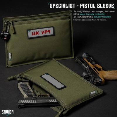 savior wkladka pistol sleeve do specialist range bag 3 pack zielona hc ra3gun spare 3pc og