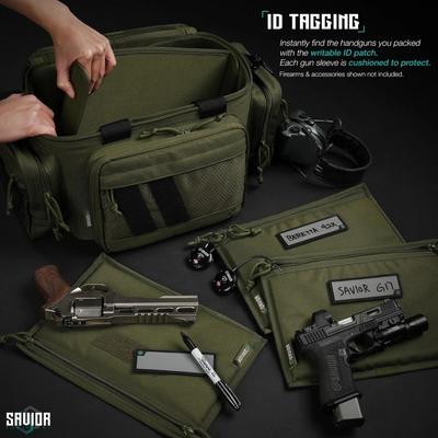 savior wkladka pistol sleeve do specialist range bag 3 pack zielona hc ra3gun spare 3pc og