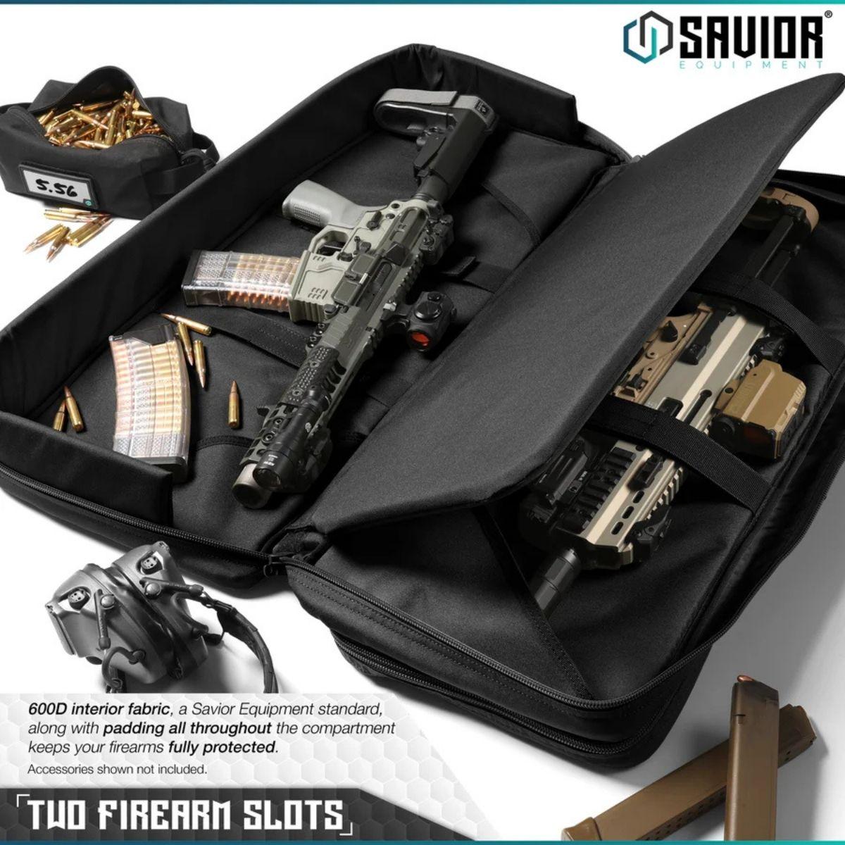 savior torba double rifle bag american classic shorty 32 czarna rb 3212dg v1 bk