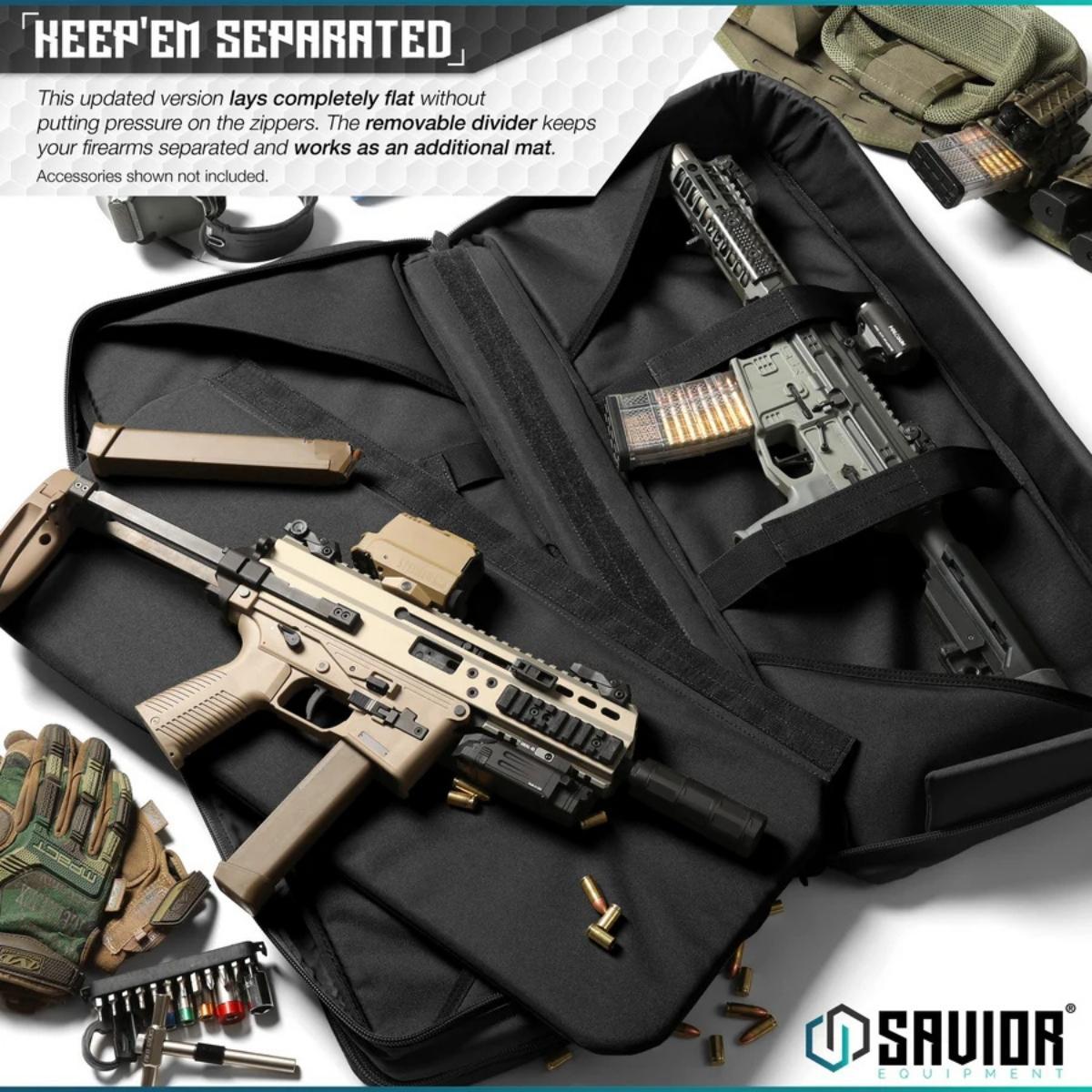 savior torba double rifle bag american classic shorty 32 czarna rb 3212dg v1 bk