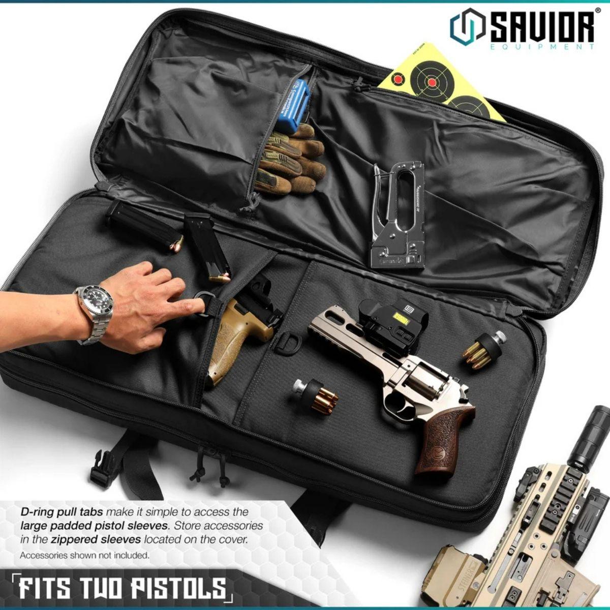 savior torba double rifle bag american classic shorty 32 czarna rb 3212dg v1 bk