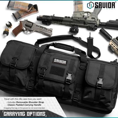 savior torba double rifle bag american classic shorty 32 czarna rb 3212dg v1 bk