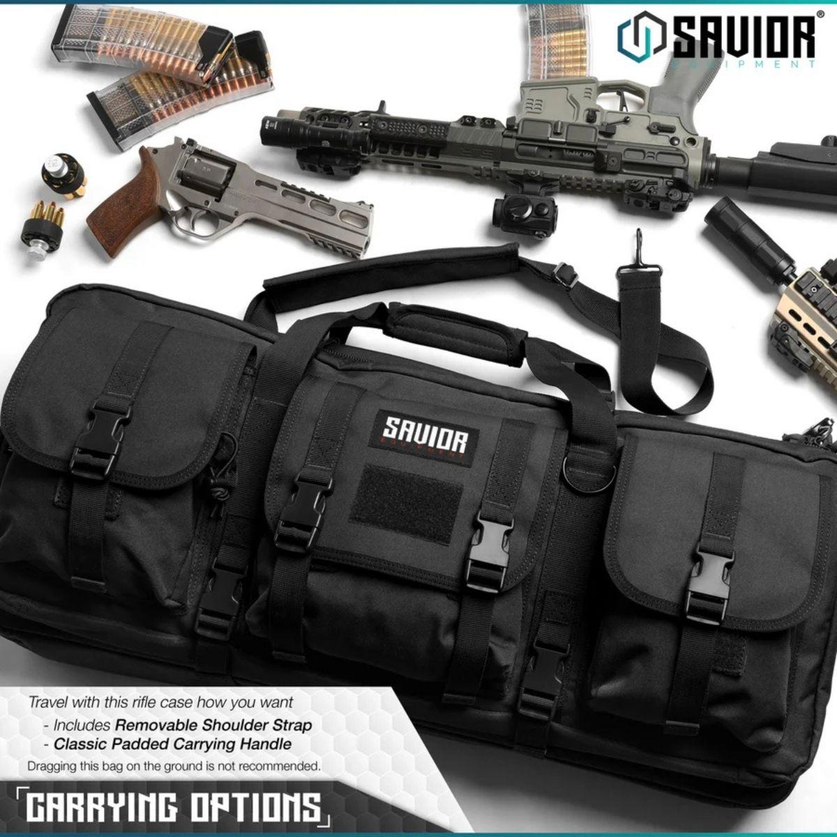 savior torba double rifle bag american classic shorty 32 czarna rb 3212dg v1 bk