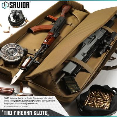 savior torba double rifle bag american classic 36 tan rb 3612dg v1 tn